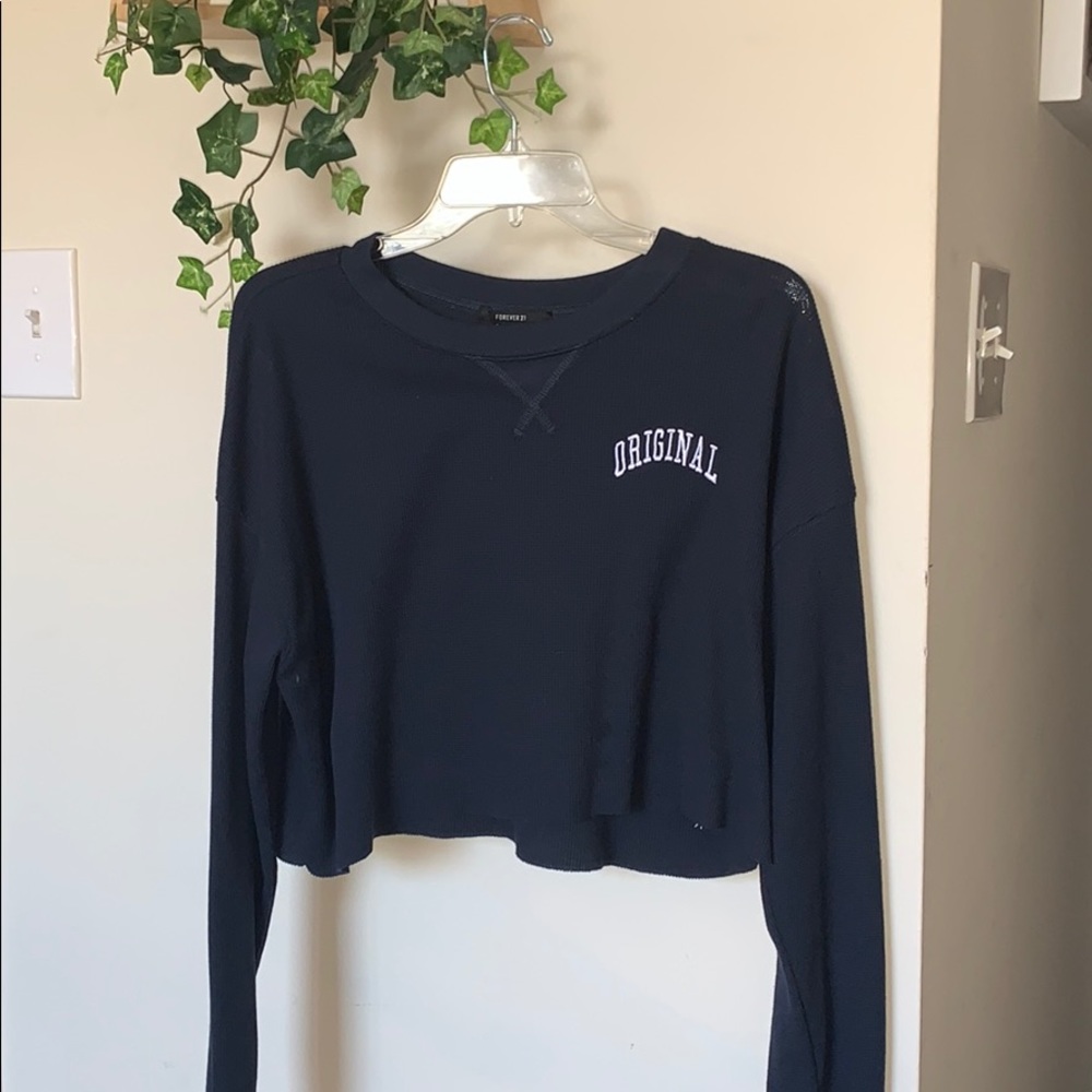 Long Sleeve Crop Top
